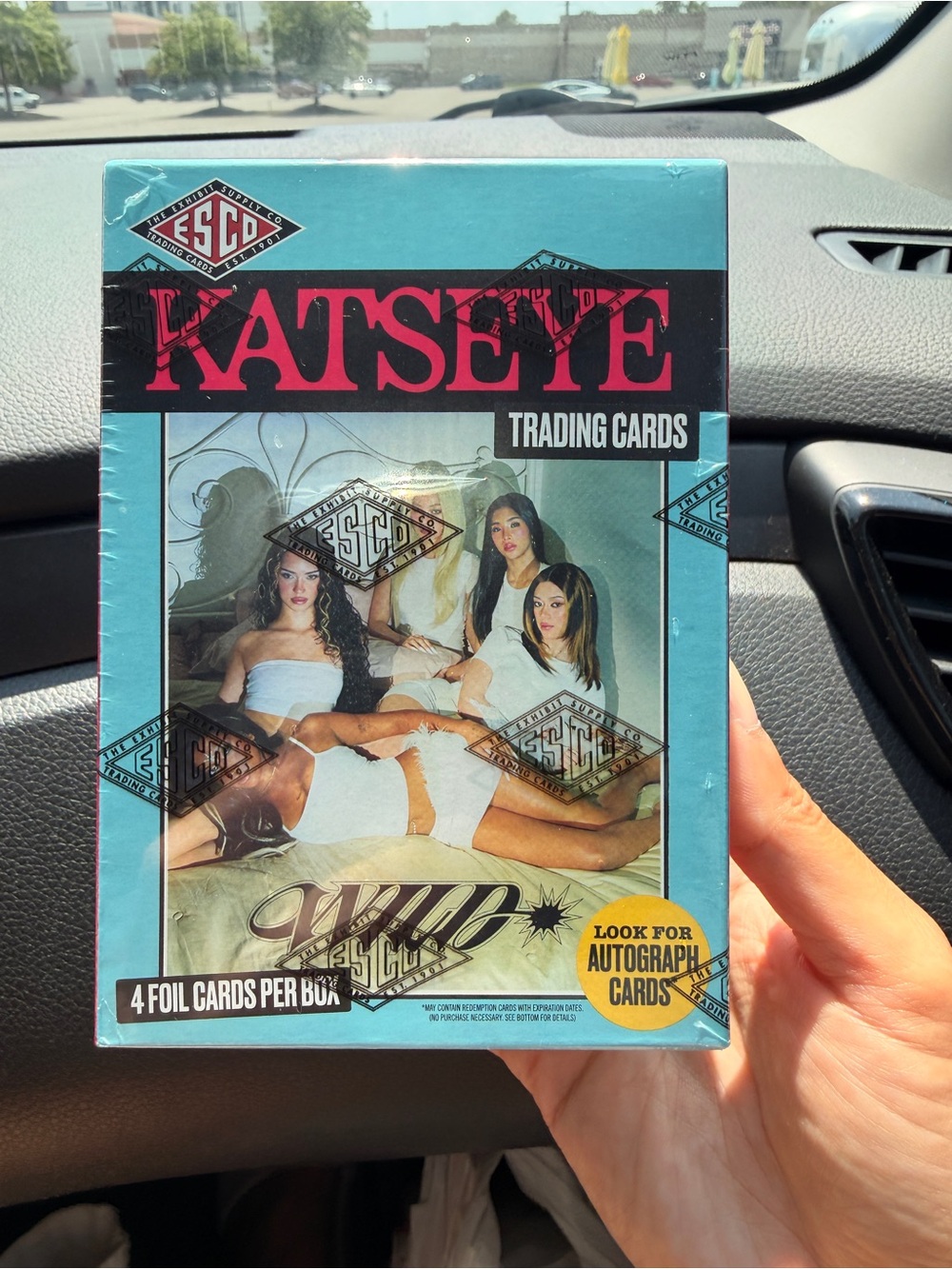Katseye Wild Trading cards box